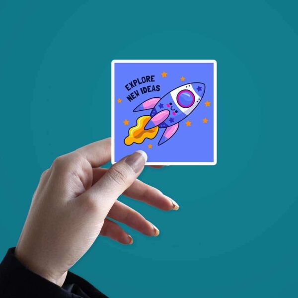 Explore New Ideas Sticker