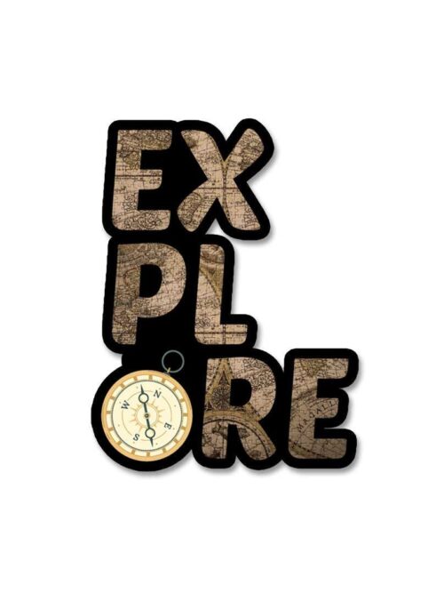 Explore Sticker
