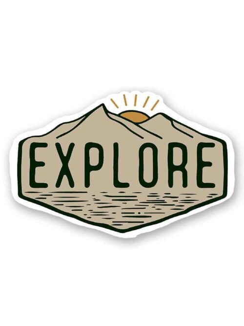 Explore Sticker