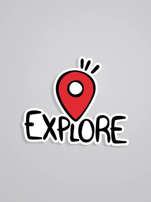 Explore Travels Stickers
