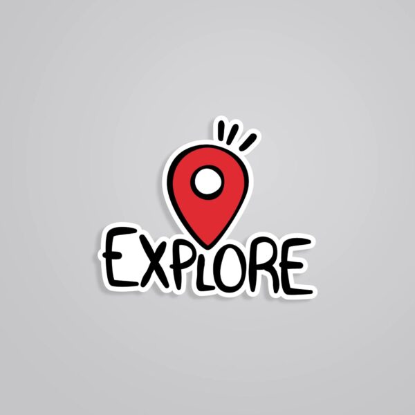 Explore Travels Stickers