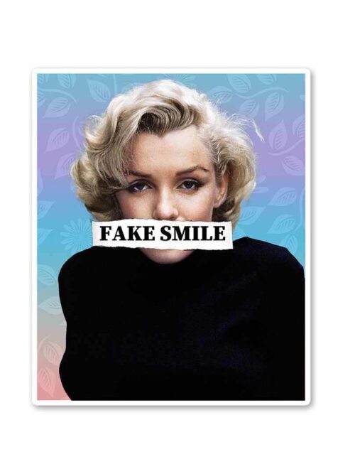 FAKE SMILE Sticker