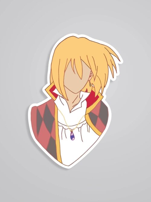 Faceless Portrait Of Howl Anime Stickers