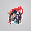 Fairy Tail Guild Silhouette Anime Stickers