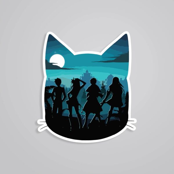 Fairy Tail Happy Silhouette Anime Stickers Fairy Tail Happy Silhouette Anime Stickers