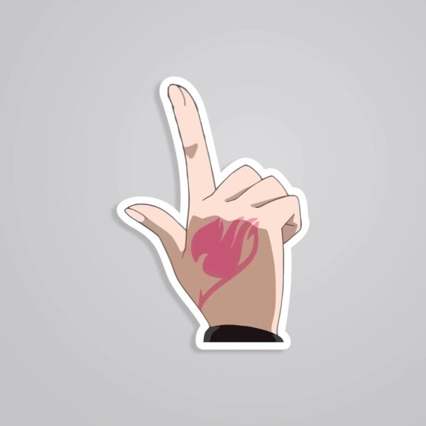 Fairy Tail Symbol Pose Anime Stickers