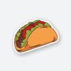 Fast Food Taco Sticker
