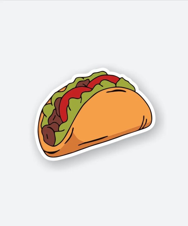 Fast Food Taco Sticker Fast Food Taco Sticker