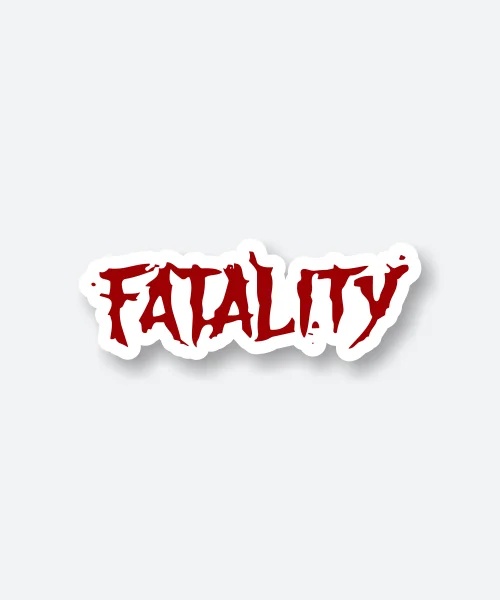 Fatality Mortal Kombat Sticker