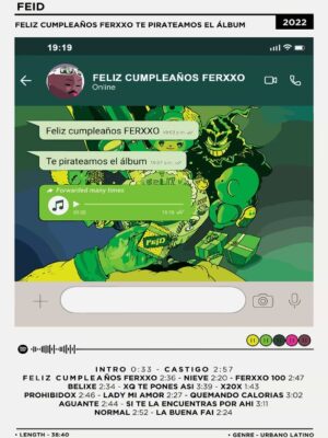 Feid Album Music Poster