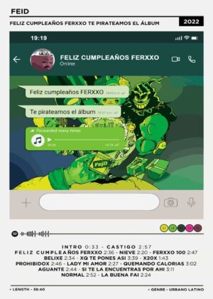 Feid Album Music Poster