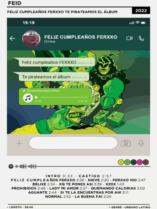 Feid Album Music Poster