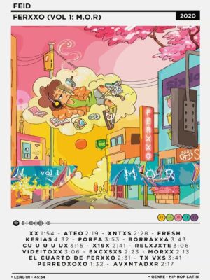 Feid Ferxxo Vol 1 MOR Music Poster