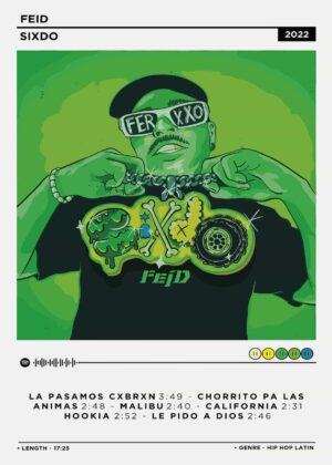 Feid SIXDO Music Poster