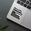 Female Engineer Definition Sticker