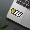 Ferrari 16 Sticker
