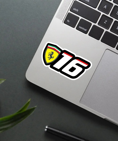 Ferrari 16 Sticker