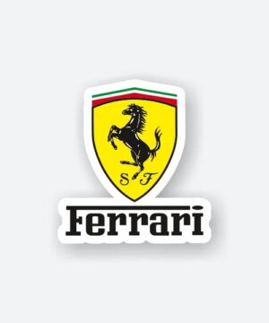Ferrari Logo Sticker