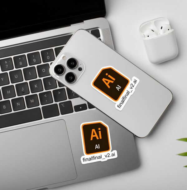 Final Draft AI Laptop Mobile Stickers Final Draft AI Laptop Mobile Stickers