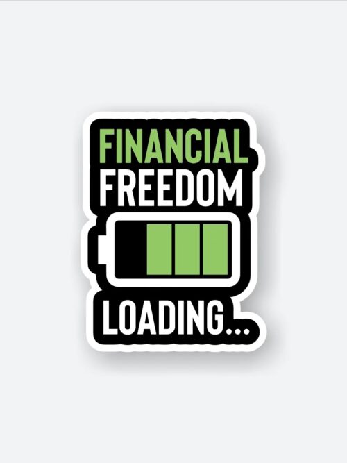 Financial Freedom Sticker