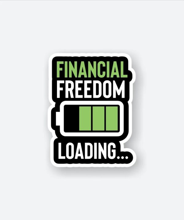 Financial Freedom Sticker