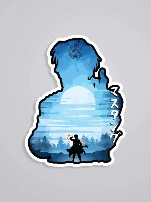 Flame Alchemist Anime Stickers