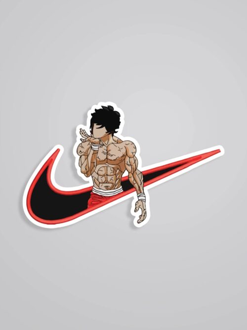 Flex It Like Baki Anime Stickers