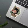 Floral Lady Sticker