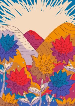 Flower Hills Spring Vibes Poster