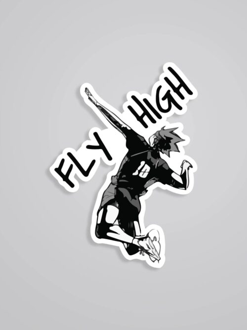 Fly High Hinata Anime Stickers