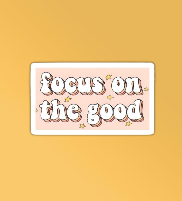 Focus On Good Laptop Mobile Stickers Focus On Good Laptop Mobile Stickers