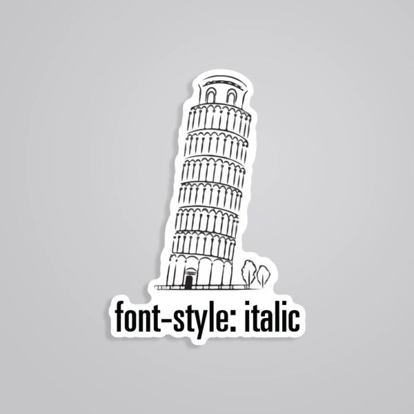 Font Style Italic Witty Stickers Font Style Italic Witty Stickers
