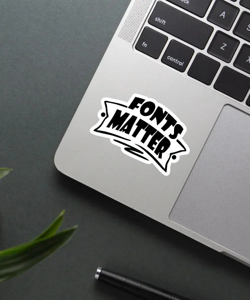Fonts Matter Sticker Fonts Matter Sticker