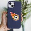 Football Fire Sticker