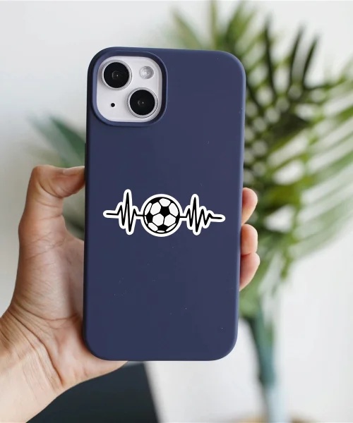 Football Heartbeat Sticker