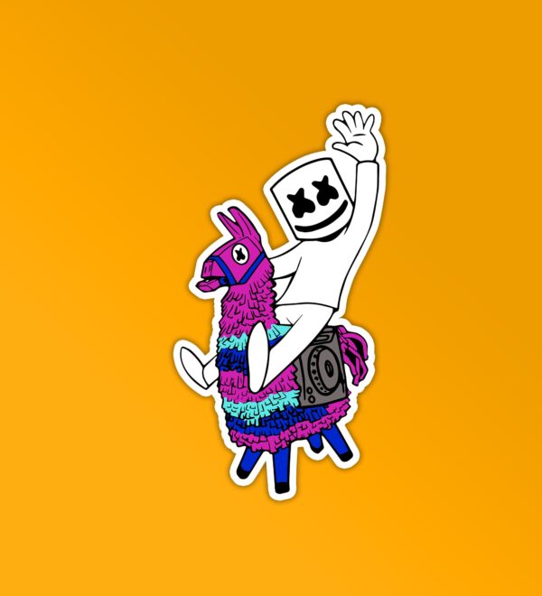 Fortnite Marshmello Sticker Fortnite Marshmello Sticker