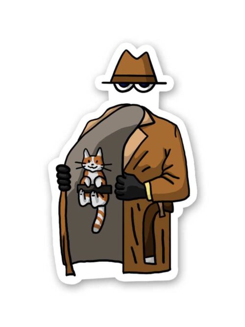 Found The Cat Sticker