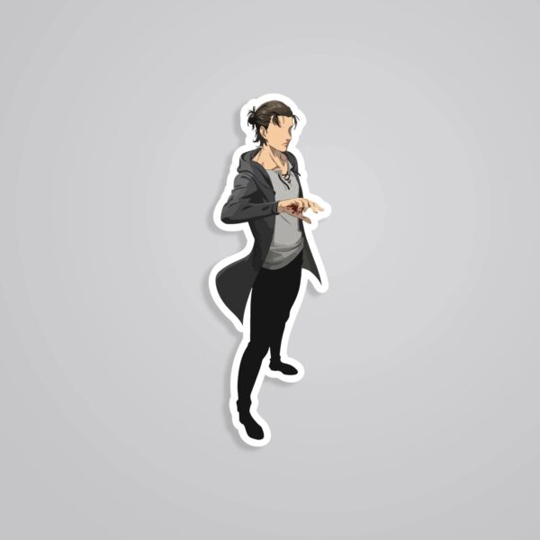 Founding Wrath Eren Anime Stickers Founding Wrath Eren Anime Stickers