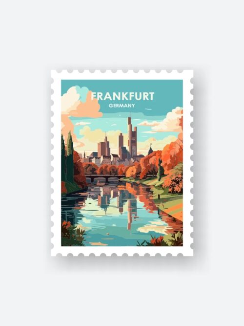 Frankfurt Germany Sticker