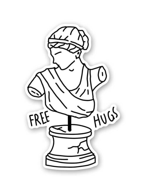 Free Hug Sticker