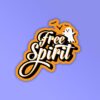 Free Spirit Laptop Mobile Stickers