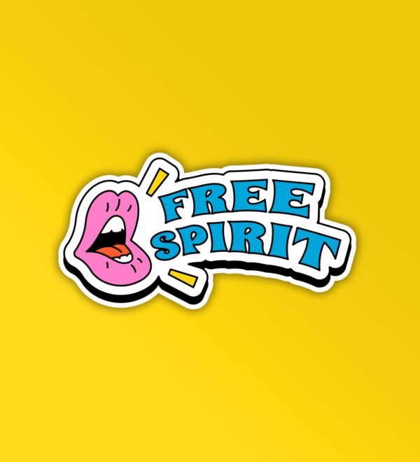 Free Spirit Laptop Mobile Sticker Free Spirit Laptop Mobile Sticker