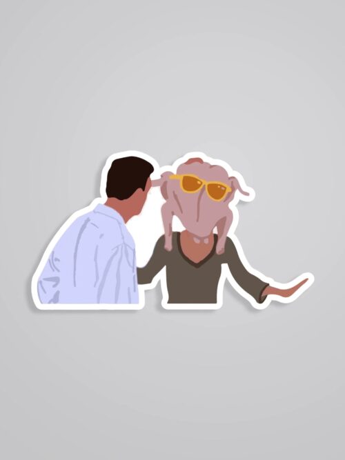 Friends Chandler And Monika Turkey TV Shows Stickers