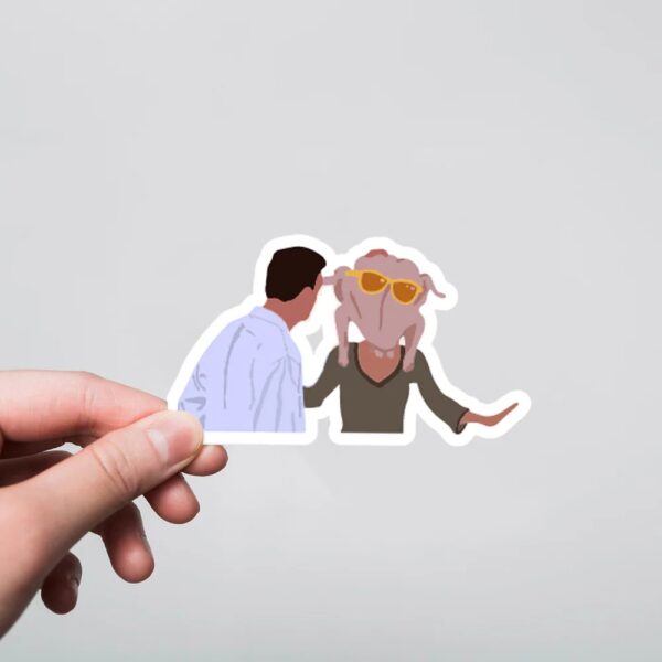 Friends Chandler And Monika Turkey TV Shows Stickers