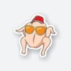 Friends Chicken With Glass Sticker