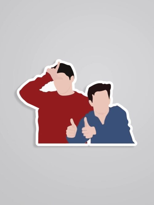 Friends Joey And Chandler TV Shows Stickers