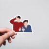 Friends Joey And Chandler TV Shows Stickers