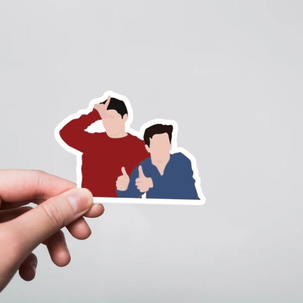 Friends Joey And Chandler TV Shows Stickers
