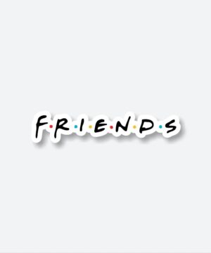 Friends Logo Sticker