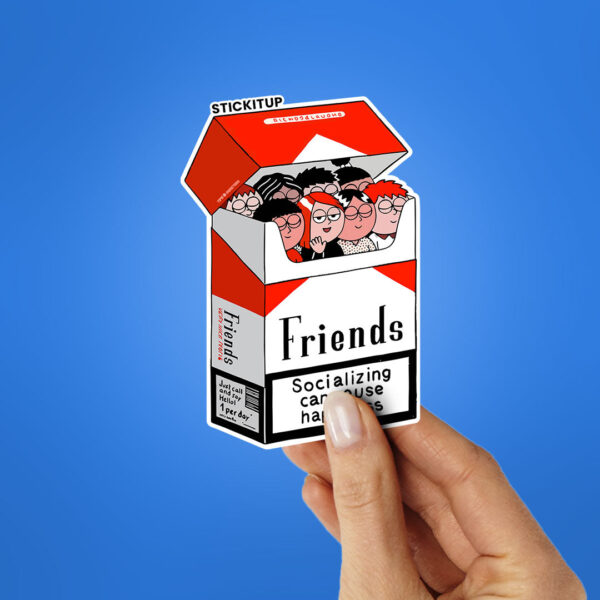 Friends Socializing Sticker